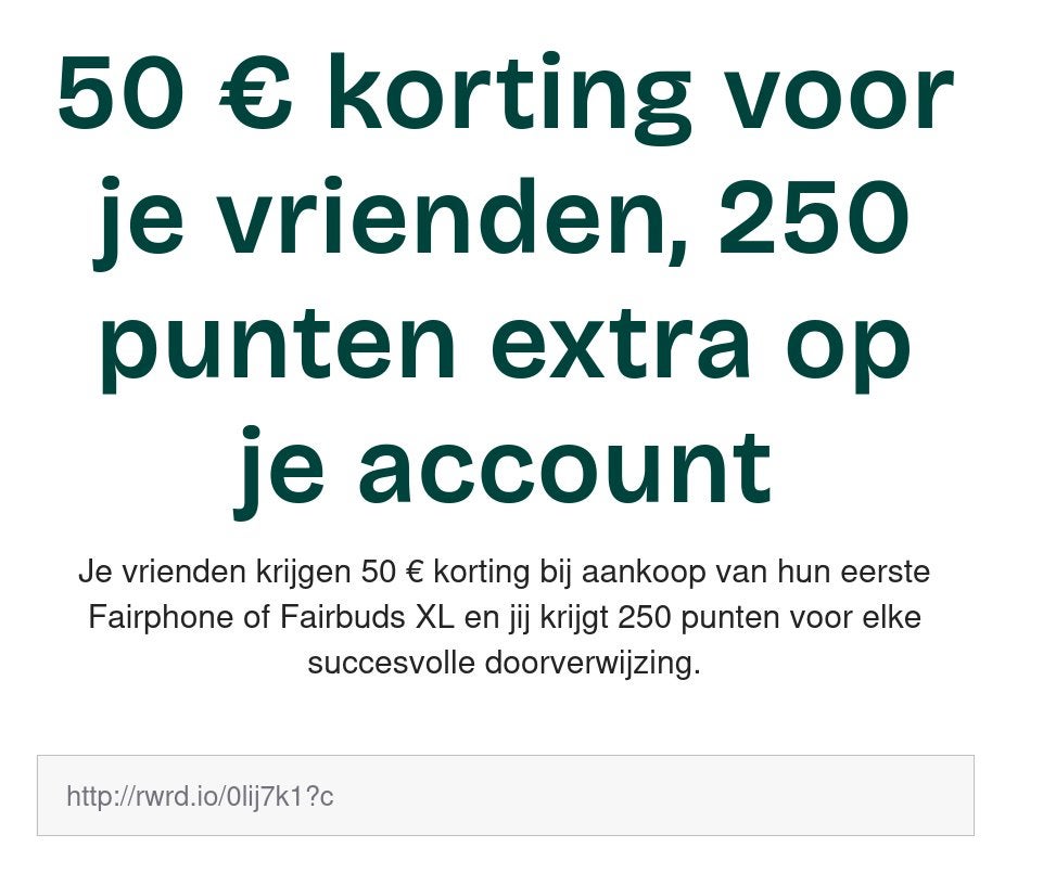 Code de réduction Fairphone 6/Fairbuds XL, Tickets & Billets, Réductions & Chèques cadeaux, Une personne, Autres types, Bon de réduction