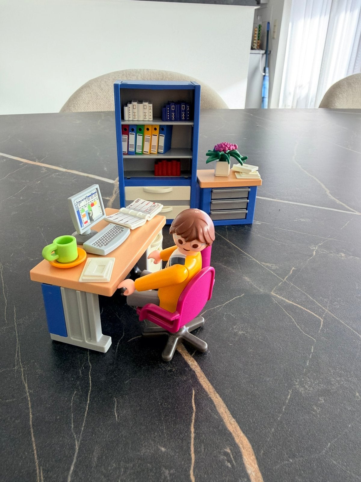 Bureauset Playmobil, Enfants & Bébés, Enlèvement ou Envoi, Kit complet, Utilisé, Autres types