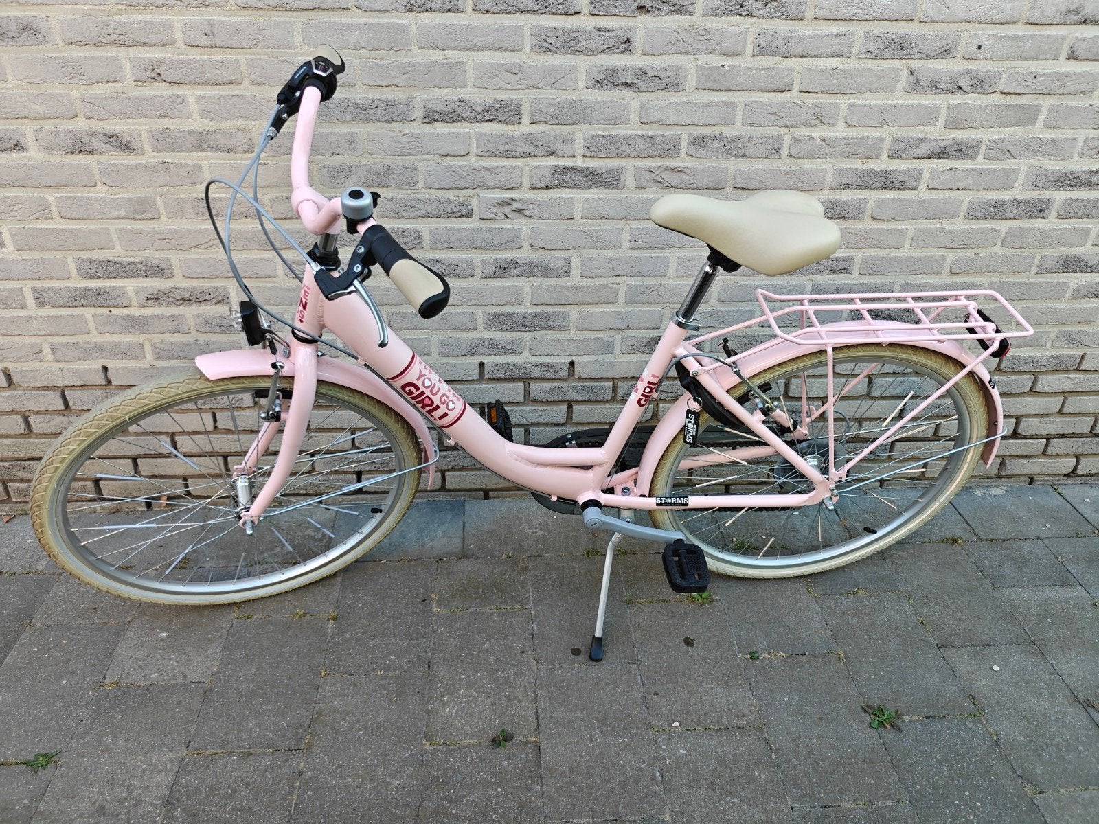 meisjesfiets 26", Ophalen, Zo goed als nieuw, Velgrem, Versnellingen