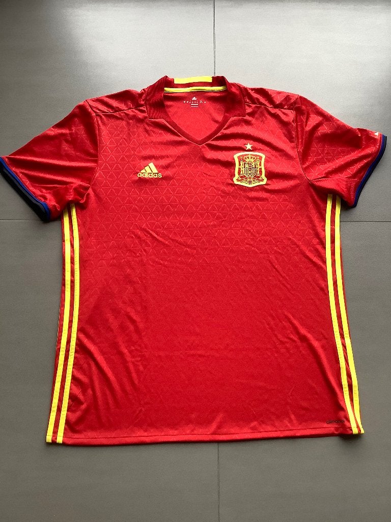 Voetbalshirt Spanje Maat XL Adidas, Verzamelen, Ophalen of Verzenden, Zo goed als nieuw, Shirt