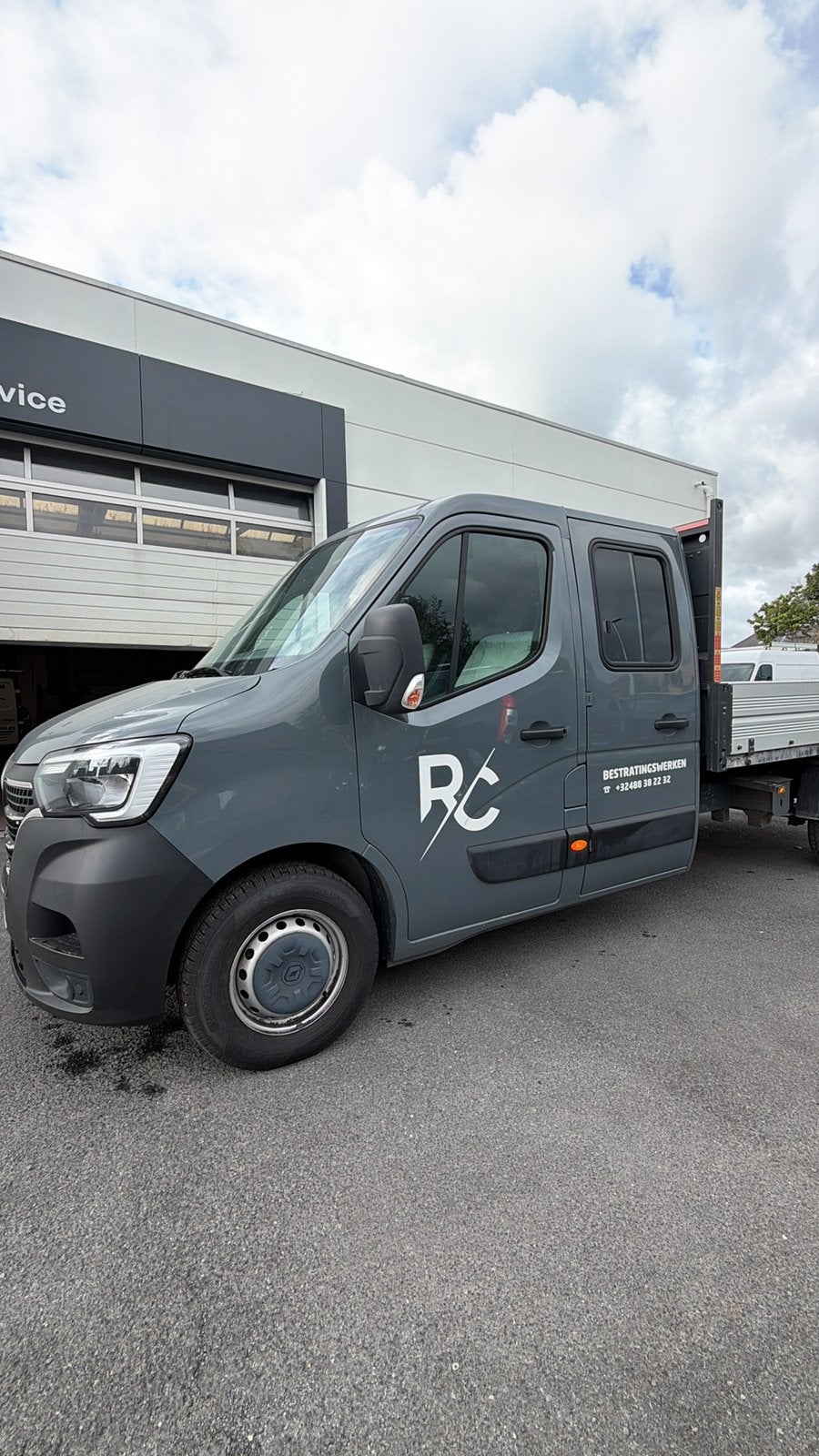 Cabine double Renault Master avec benne basculante, Autos, Achat, Euro 6, Noir, 5 portes