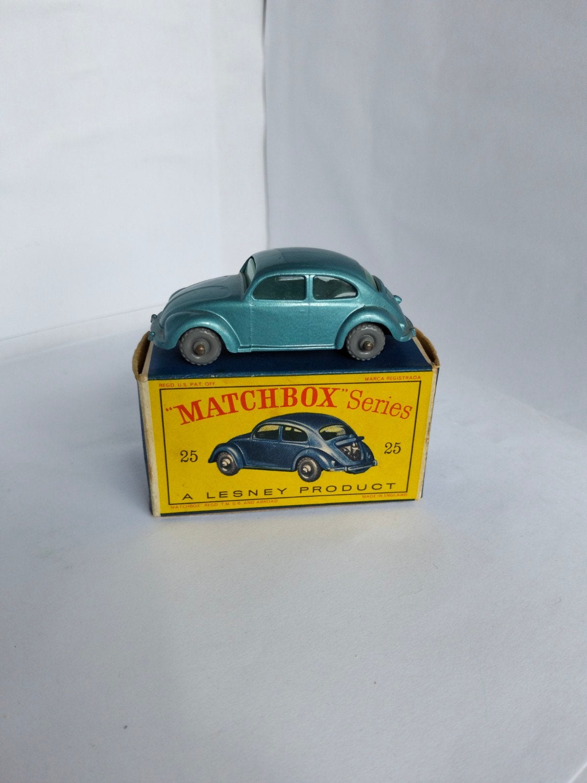 matchbox D-BOX nr 25 Volkswagen kever Lesney, Ophalen of Verzenden, Lesney