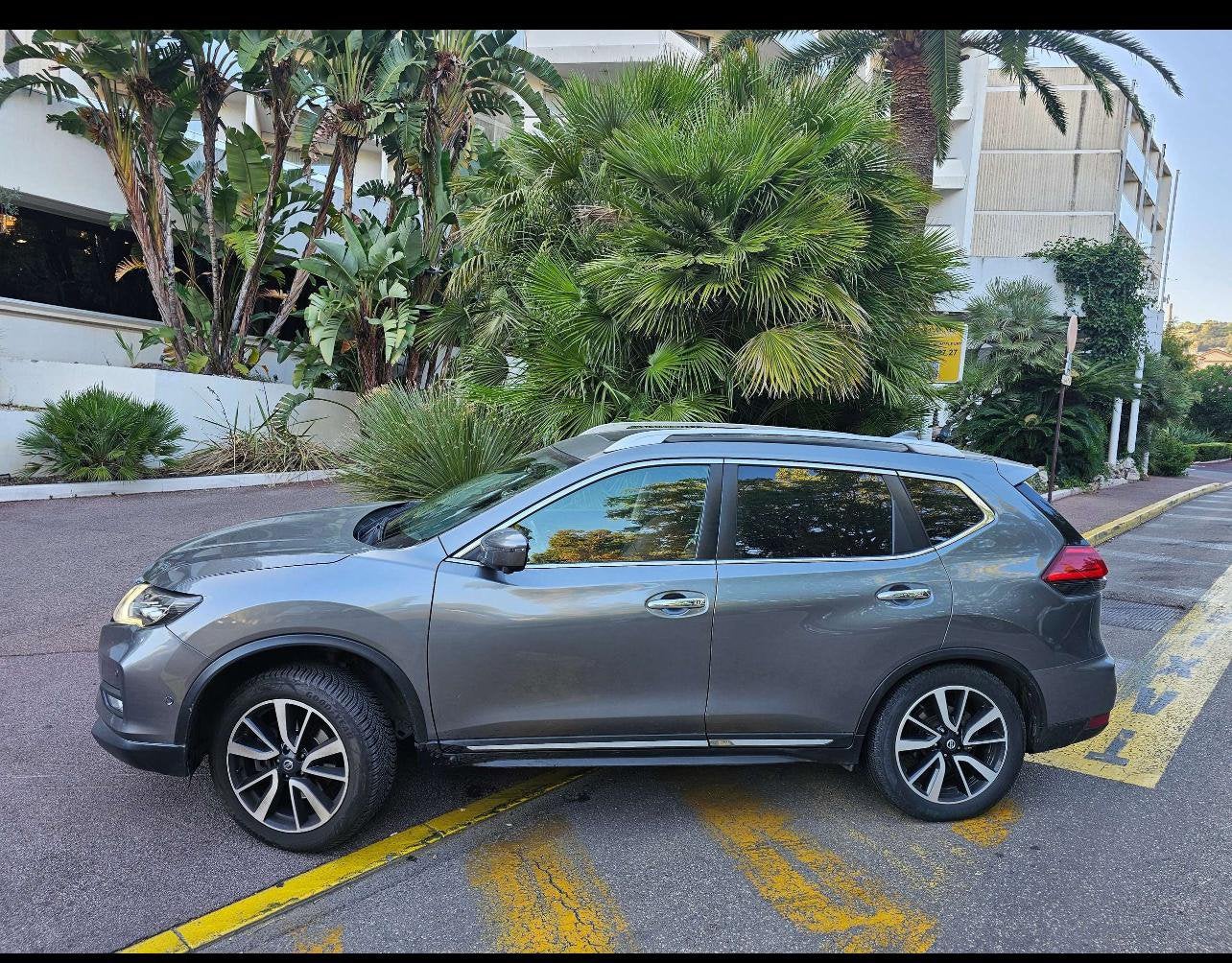 Nissan X-trail 2019 a vendre couleur gris., Auto's, Nissan, Automaat, Euro 6, Leder, Bruin