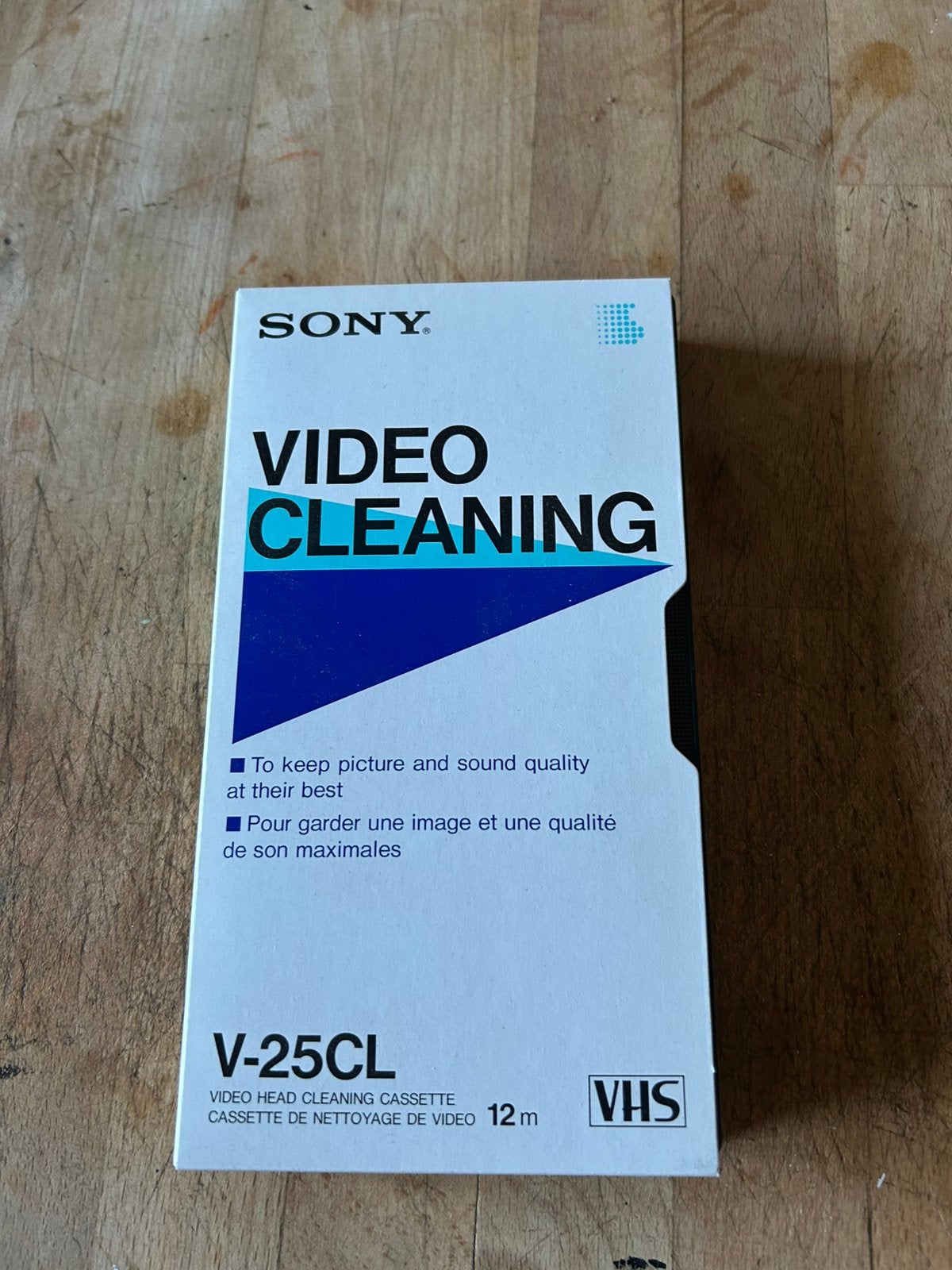 Videocassette cleaner, Ophalen, Zo goed als nieuw