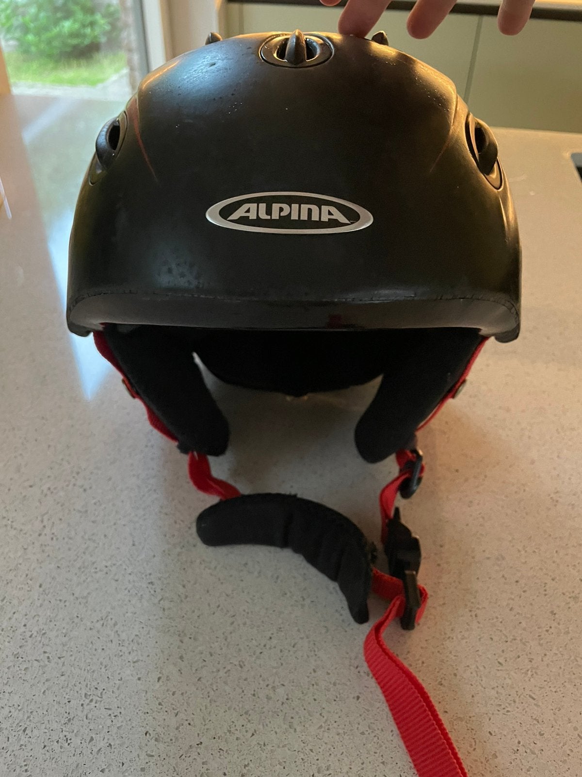Casque de ski Alpina, Sports & Fitness, Ski & Ski de fond, Autres marques, Enlèvement, Utilisé, Autres types