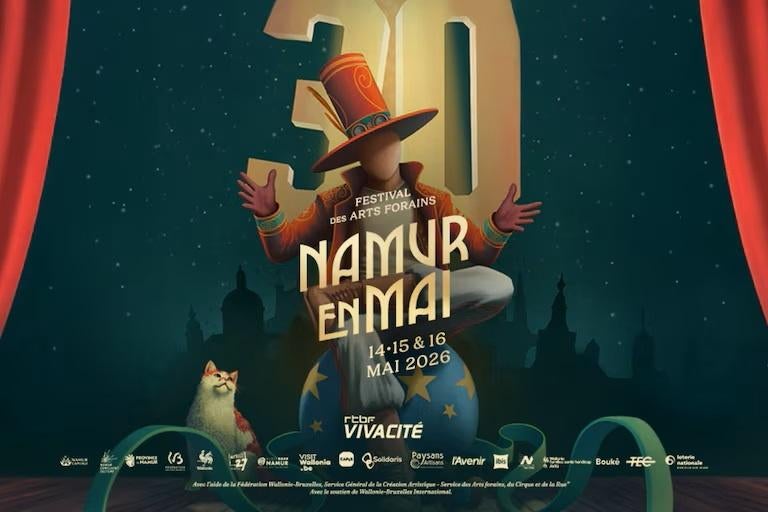 Festival Namur en mai pass de 3 jours, 14 au 16 mai