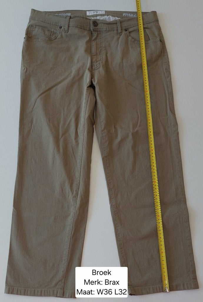 Broek heren: Brax maat W36 L32 (NIEUW), Ophalen of Verzenden, Nieuw, Maat 52/54 (L), Brax