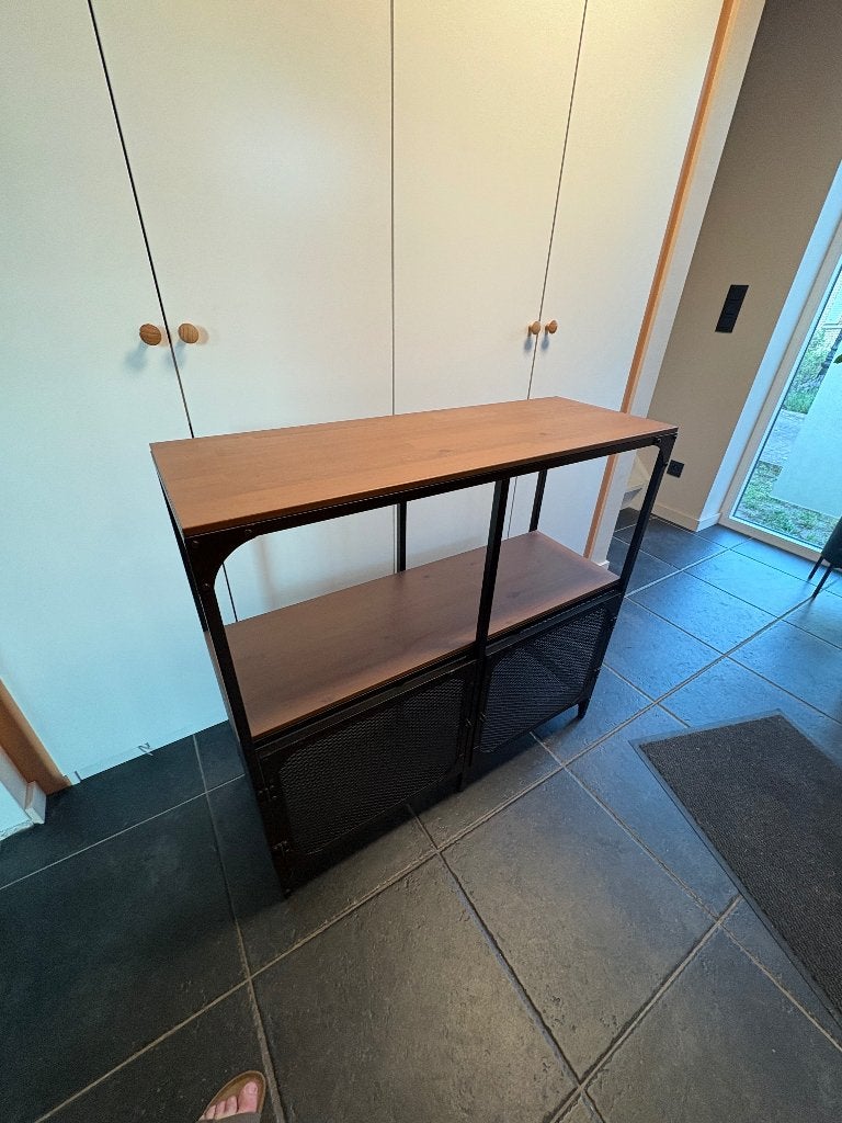 Kast, Huis en Inrichting, Kasten | Dressoirs, Ophalen, Gebruikt, 100 tot 150 cm, Metaal