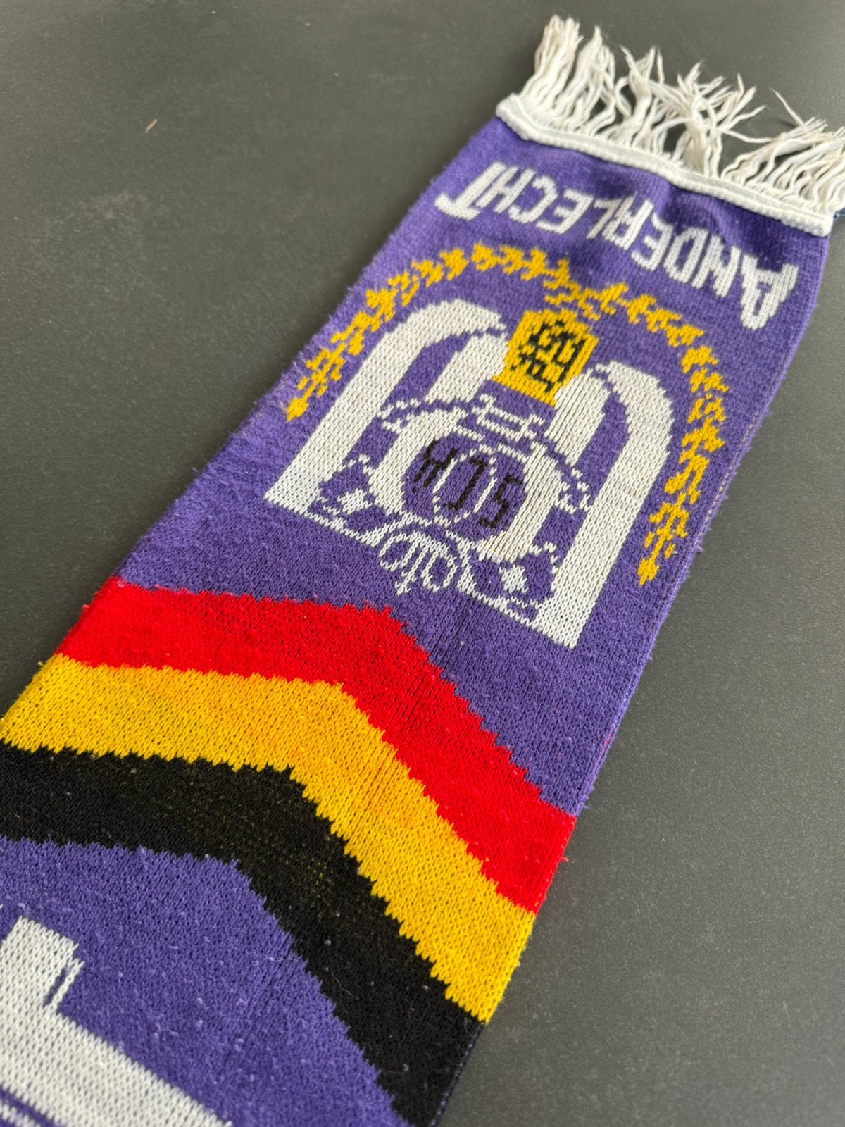 Vintage kampioenensjaal RSCAnderlecht, Ophalen of Verzenden, Zo goed als nieuw