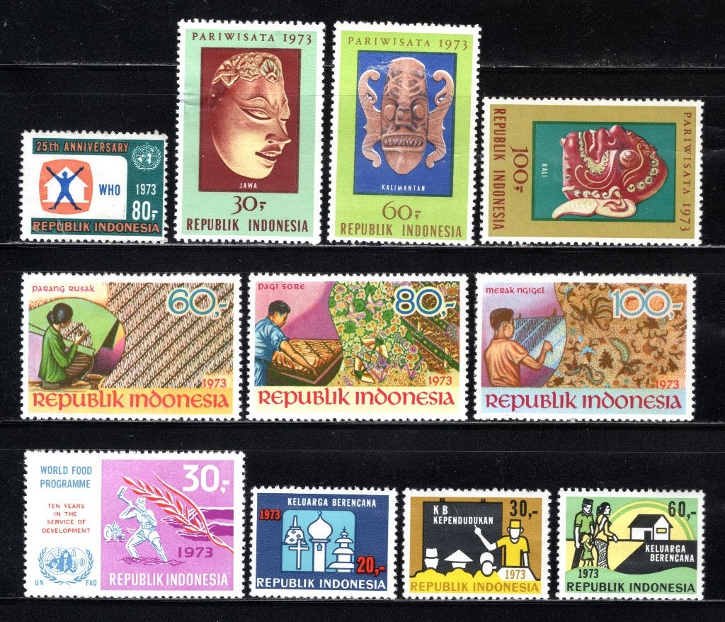 INDONESIE Année 1973 MH, Envoi, Non oblitéré, Asie du Sud