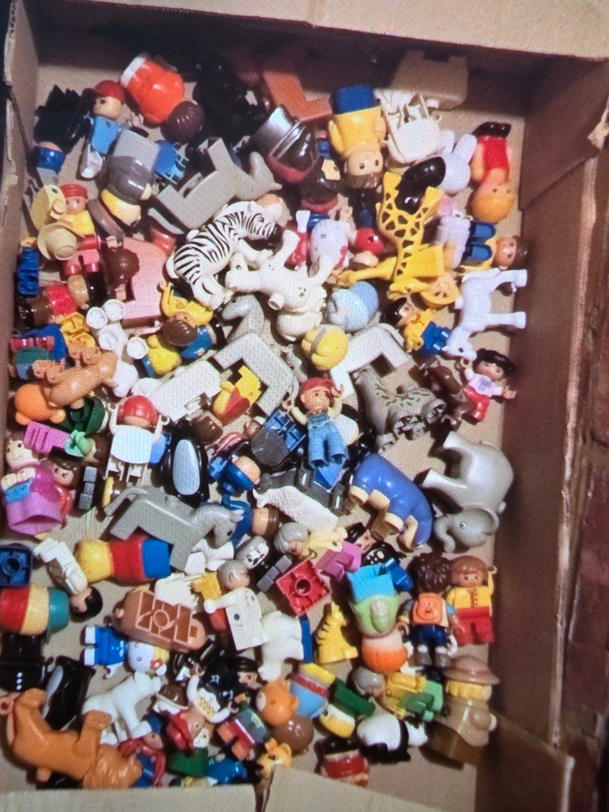 2 bananendozen duplo met mega bloks prijs voor alles, Ophalen