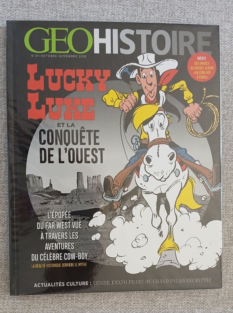 BD Lucky Luke et la conquête de l'Ouest EO Neuf Morris Géo, Une BD, Enlèvement ou Envoi, Neuf