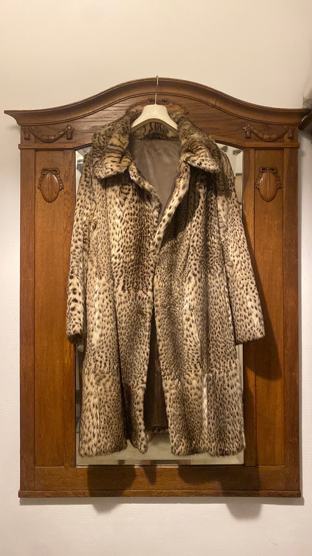 Leopard-spotted fur coat, Kleding | Dames, Jassen | Winter, Ophalen of Verzenden, Zo goed als nieuw