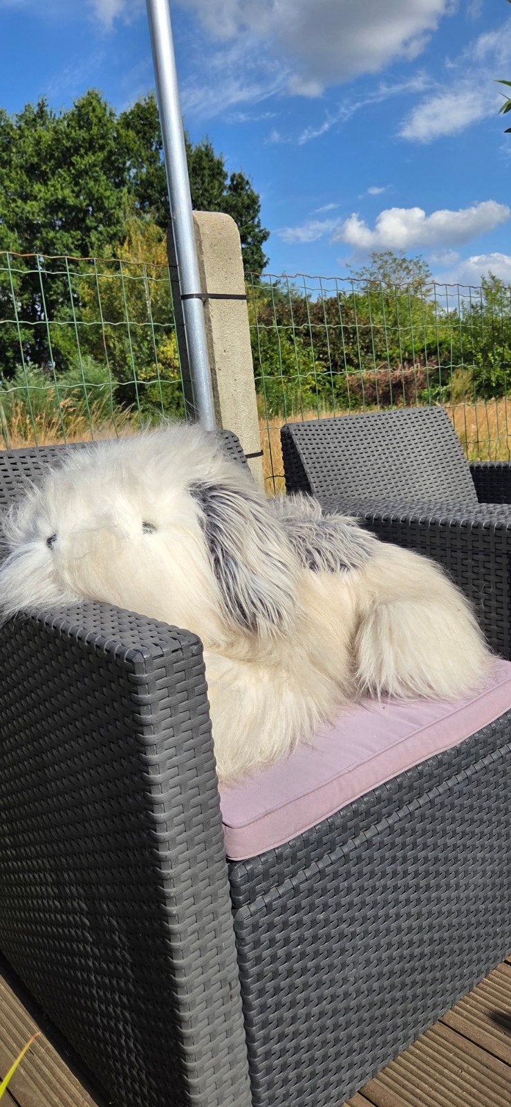 Grote pluche Samson knuffel, Ophalen