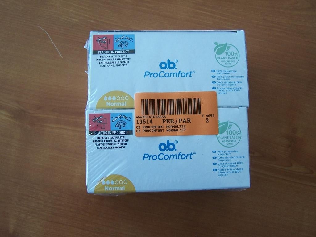 2x O.B. ProComfort tampons (32st), Ophalen of Verzenden