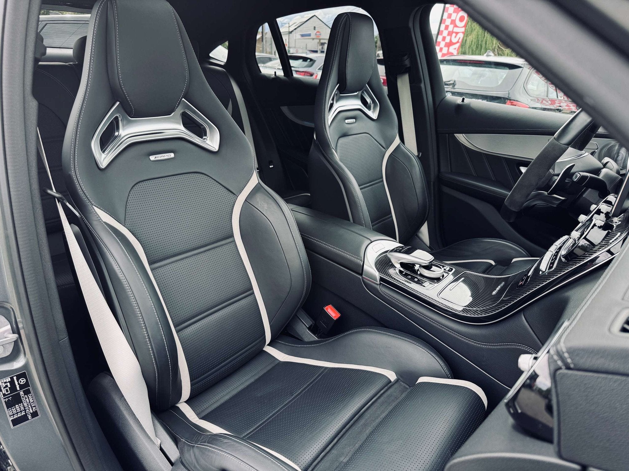 Mercedes-Benz GLC 63 AMG GLC Coupé 63 S AMG 4-Matic , Garan, Autos, Cuir, Argent ou Gris, 375 kW, Entreprise