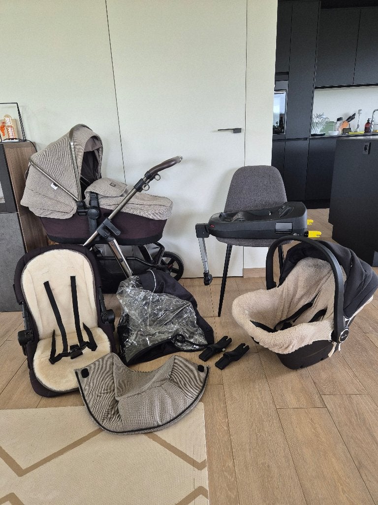 Maxi cosi, isofix en volledige kinderwagen, Autres marques, Enlèvement, Utilisé, Poussette combi