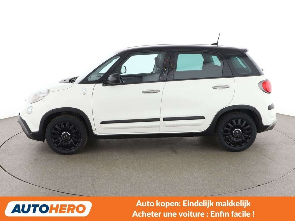 Fiat 500L 1.3 M-Jet Google (bj 2021), Auto's, Fiat, Stof, Gebruikt, 95 pk, Wit