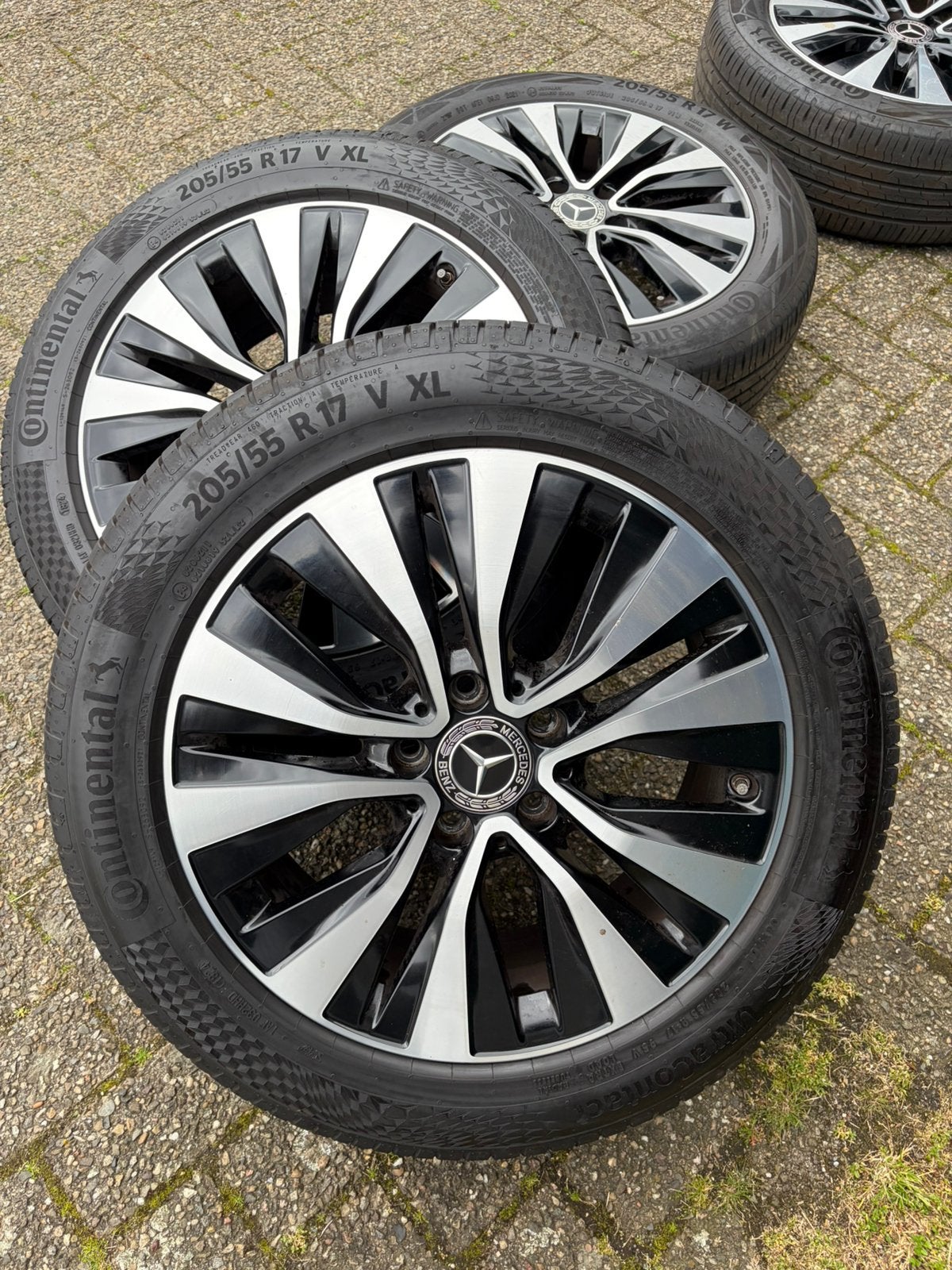 Jantes Mercedes Classe A CLA Classe B Vito, Autos : Pièces & Accessoires, Enlèvement, 17 pouces, Pneus été, Pneus et Jantes