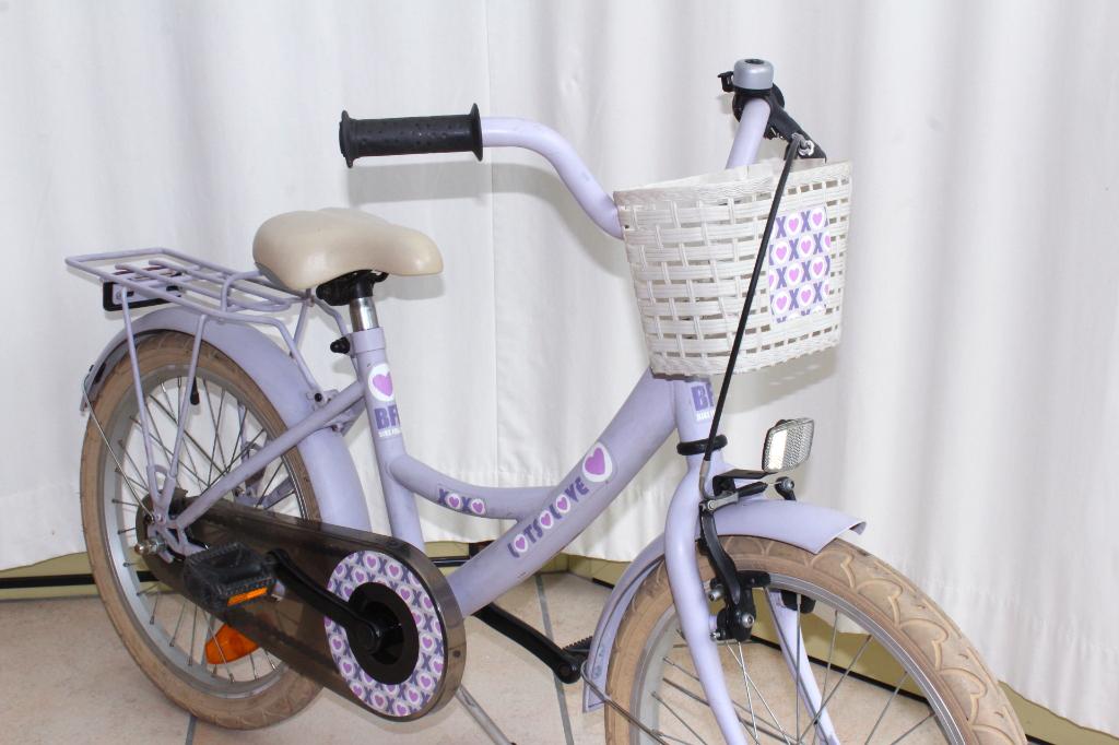 Mooie 18 inch BFK 'Lots of Love' kinderfiets, Ophalen, Terugtraprem, 16 tot 20 inch, BikeFun Kids (BFK)
