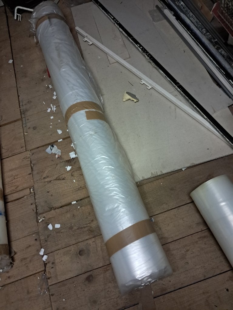 Rol doorschijnend plastiek 1,60 breed, Bricolage & Construction, Enlèvement, Neuf, 15 m² ou plus, Film
