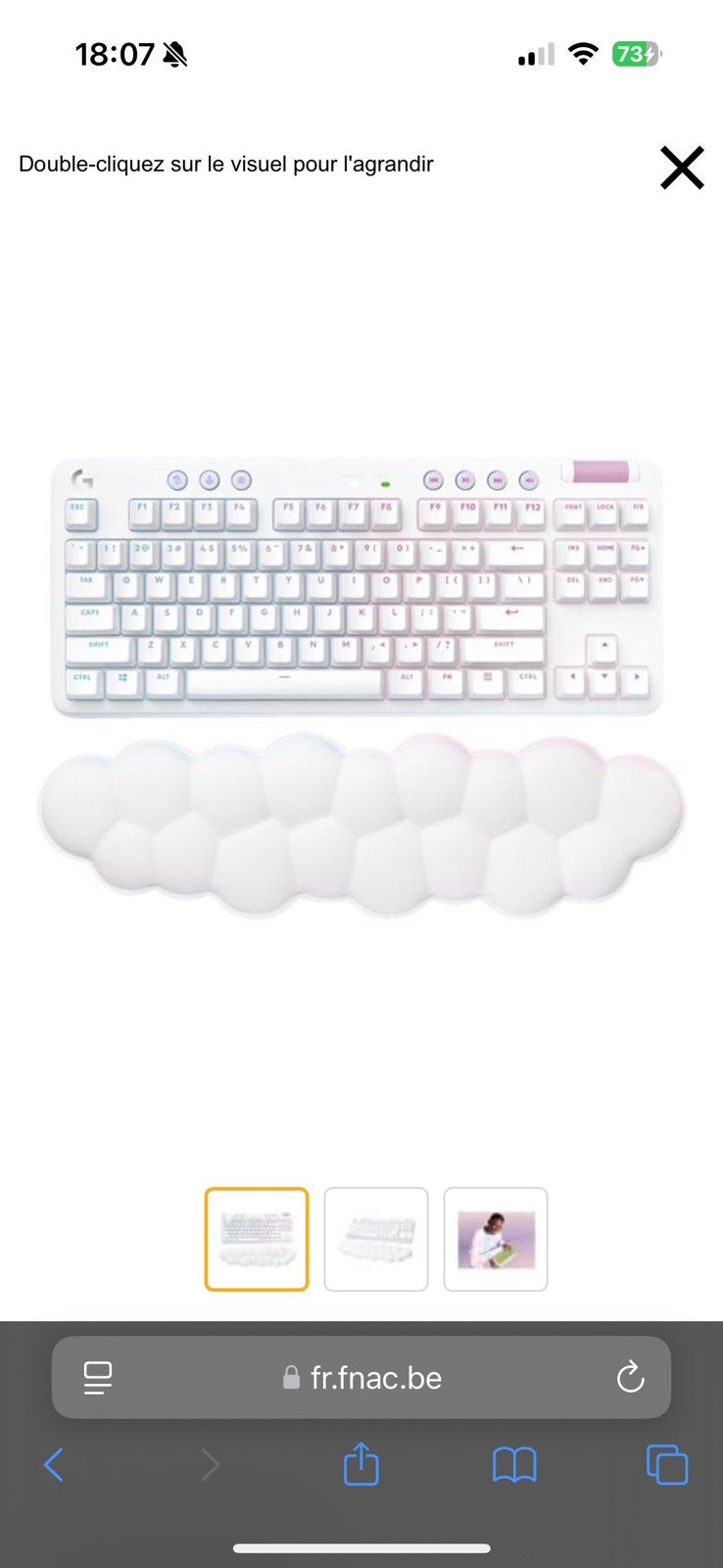 Logitech-toetsenbord, Computers en Software, Ophalen, Gebruikt, Gaming toetsenbord, Azerty