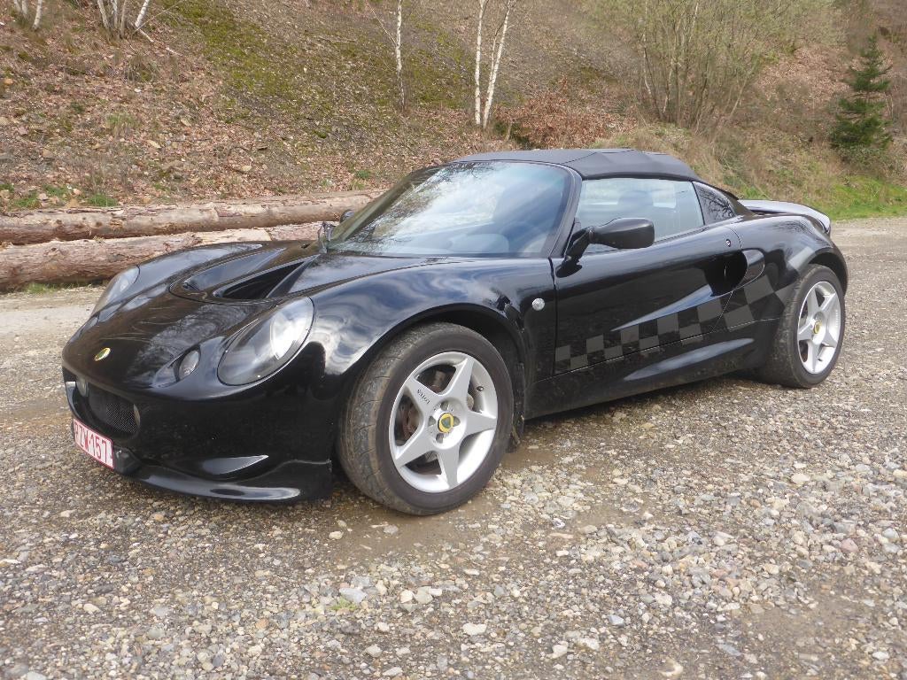 LOTUS Elise S1 tweedehands uit het jaar 1997, Achterwielaandrijving, Lederen bekleding, Zwart, 4 cilinders