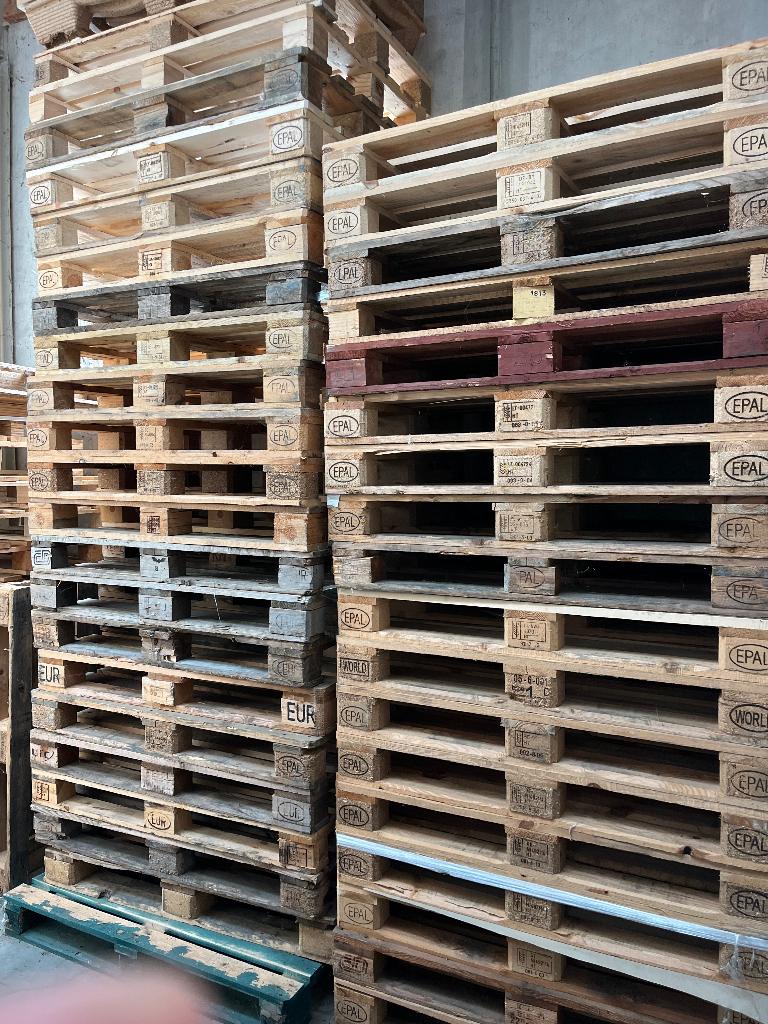 Euro paletten, Doe-het-zelf en Bouw, Ophalen, Gebruikt, Pallet