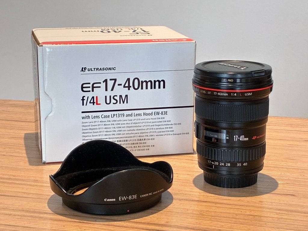Objectif Canon EF 17-40 mm f/4 L, en très bon état, Audio, Tv en Foto, Foto | Lenzen en Objectieven, Ophalen, Gebruikt, Canon