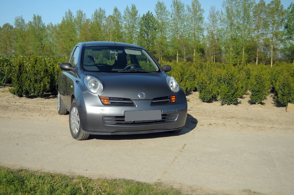 Nissan Micra benzine handgeschakeld gekeurd vvk + carpass, Auto's, Nissan, Voorwielaandrijving, Grijs, 1000 cc, Zilver of Grijs