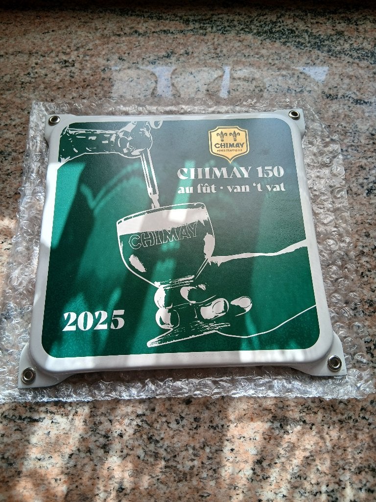 plaque émaillée Chimay 2025, Enlèvement ou Envoi, Neuf, Panneau publicitaire