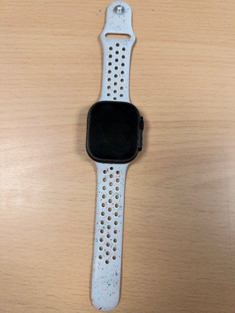 Apple Watch Ultra 1 – 49 mm – Titanium –, Handtassen en Accessoires, Ophalen, Stappen, Zwart, Apple Watch