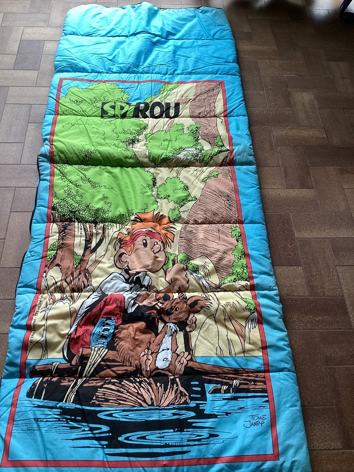 Sac de couchage Spirou 1 pers., Caravanes & Camping, Enlèvement, Comme neuf