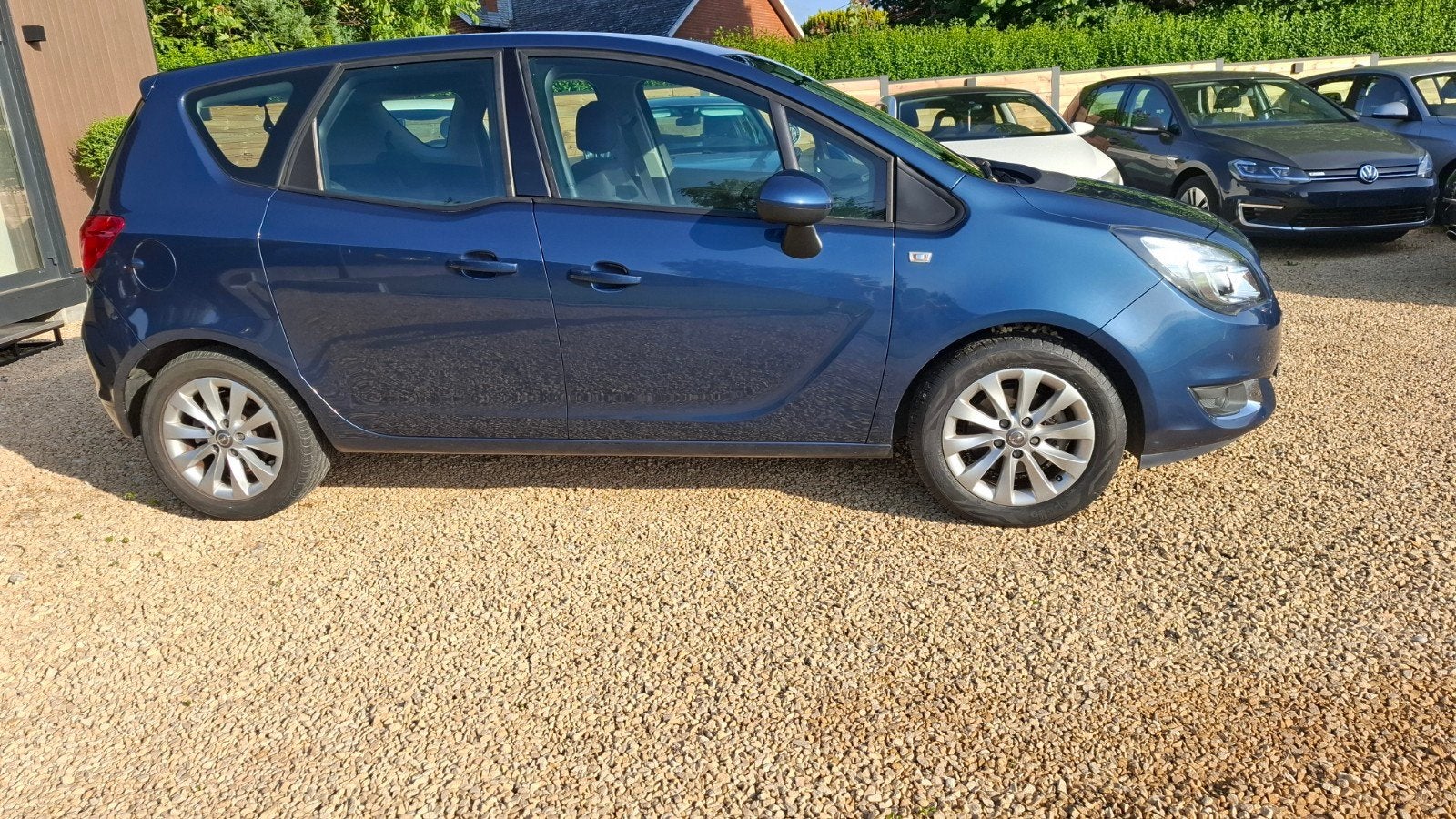 Opel meriva 1.4 essence euro6 56000km, 4 cilinders, Blauw, Bedrijf, Parkeersensor