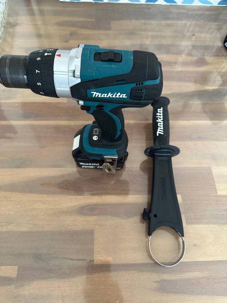 Makita schroef/boormachine 18V DHP458, Doe-het-zelf en Bouw, Gereedschap | Boormachines, Ophalen, Minder dan 400 watt, Variabele snelheid