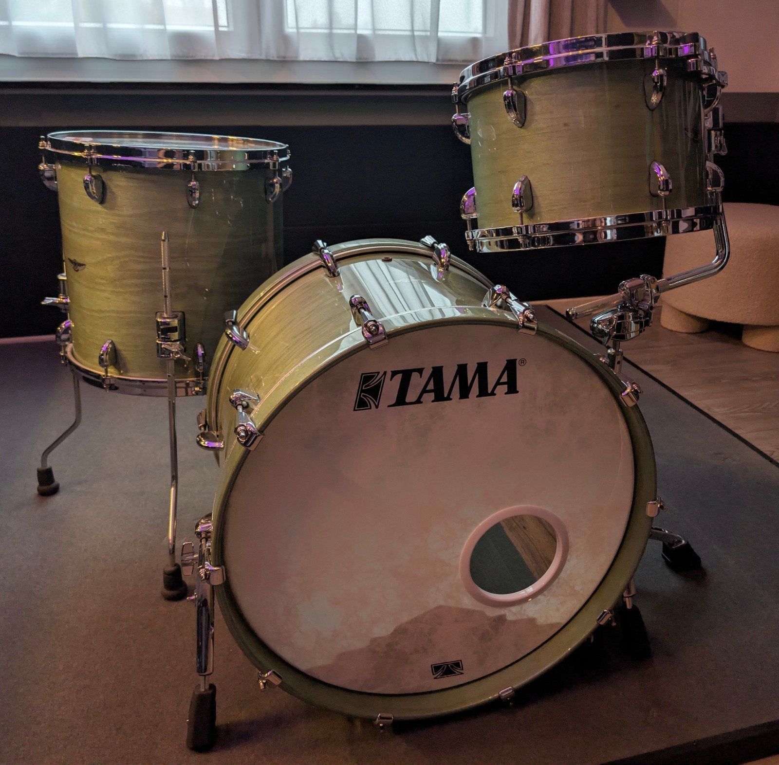 Tama Star Walnut in Smokey Blue Mist, Muziek en Instrumenten, Ophalen, Zo goed als nieuw, Tama