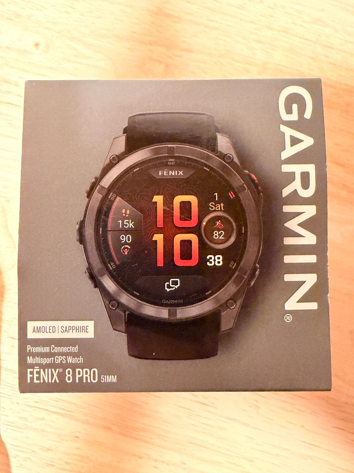 Garmin Fenix 8 PRO 51mm, Bijoux, Sacs & Beauté, Enlèvement, Comme neuf