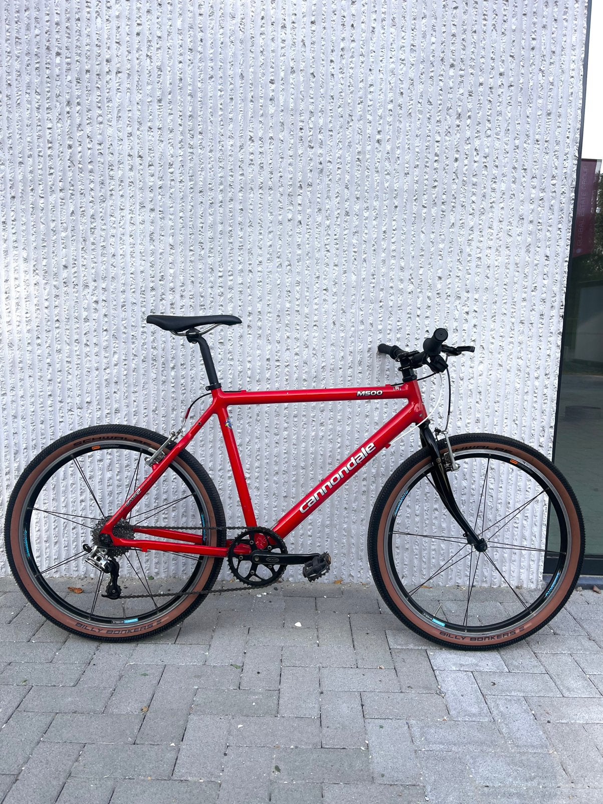 Cannondale M500 MTB 1x9 – Maat L – Veel nieuwe onderdelen, Fietsen en Brommers, Ophalen, Zo goed als nieuw, 26 inch
