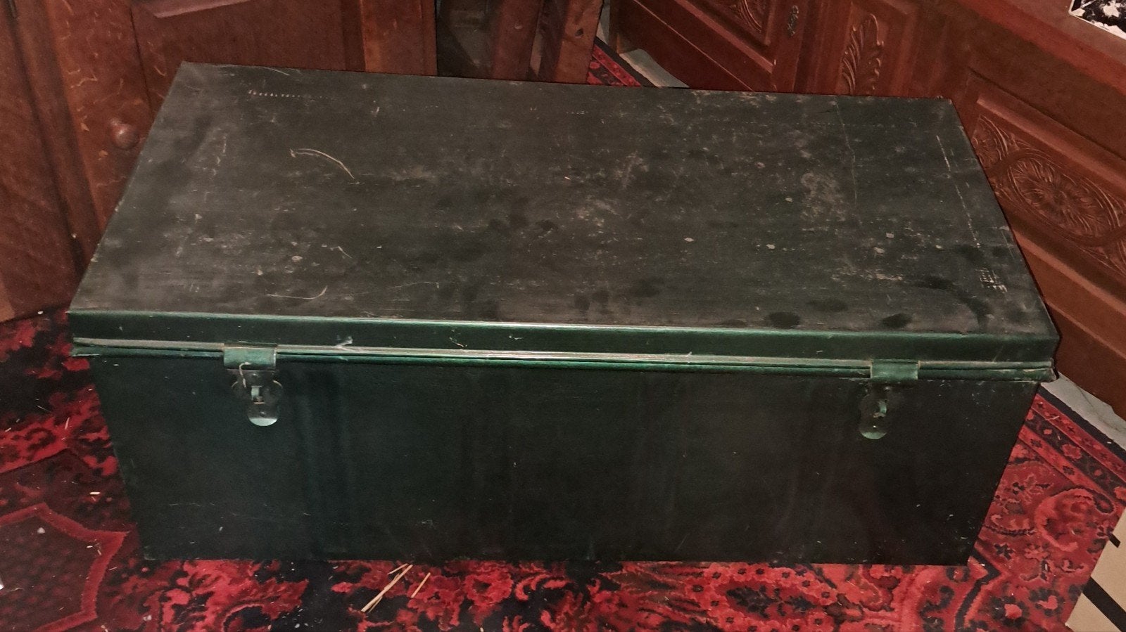 kist kisten metalen kist koffer, Ophalen of Verzenden