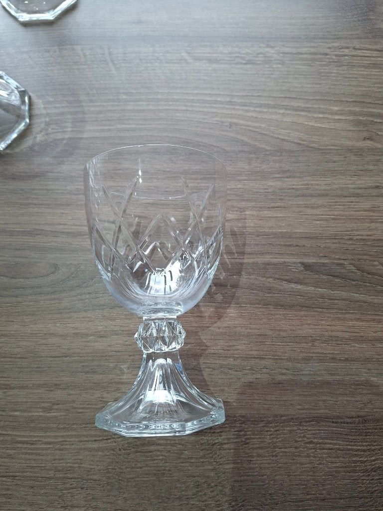 Service de 45 verres en cristal Val St Lambert - Modèle Yale, Ophalen