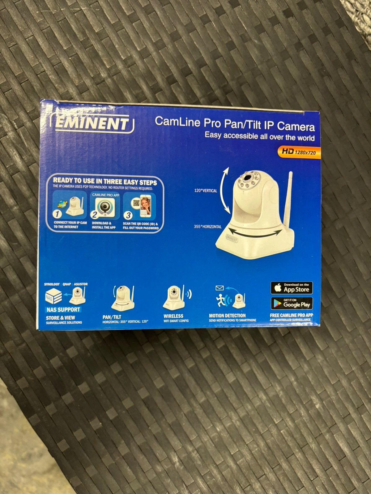 Eminent IP Camera EM6325 - dag & nacht - remote besturen, Kinderen en Baby's, Babyfoons, Gebruikt, Minder dan 100 meter, Camera