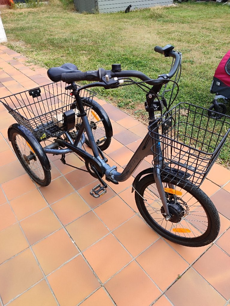 Vélo tricycle électrique, Vélos & Vélomoteurs, Enlèvement, Comme neuf, Monty