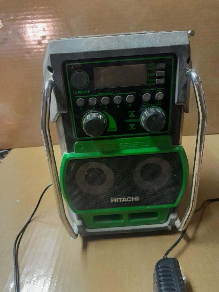 Radio de chantier Hitachi 21217809, Ophalen of Verzenden, Zo goed als nieuw, Radio