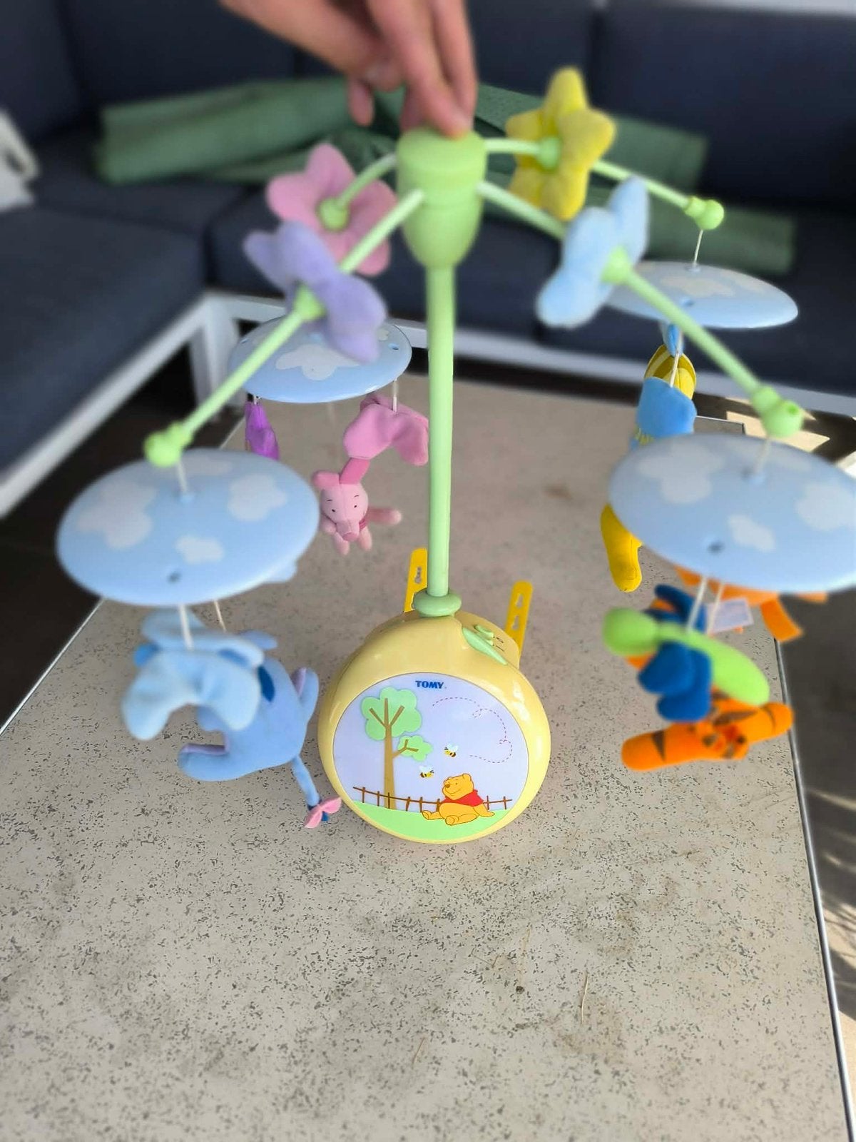 Mobiel winnie the pooh, Kinderen en Baby's, Speelgoed | Babyspeelgoed, Ophalen, Zo goed als nieuw, Mobiel