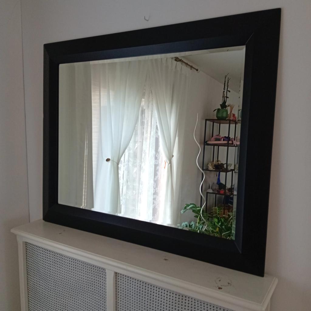 Een grote spiegel in een houten frame., Huis en Inrichting, Ophalen