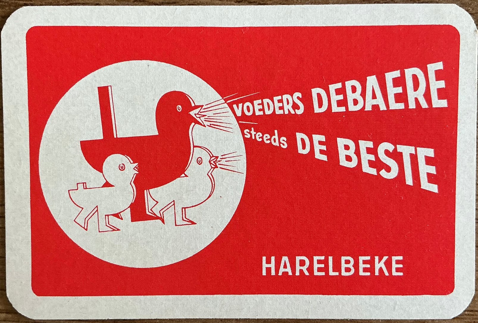 Joker VOEDERS DEBAERE/HARELBEKE, Verzamelen, Ophalen of Verzenden, Zo goed als nieuw, Speelkaart(en)