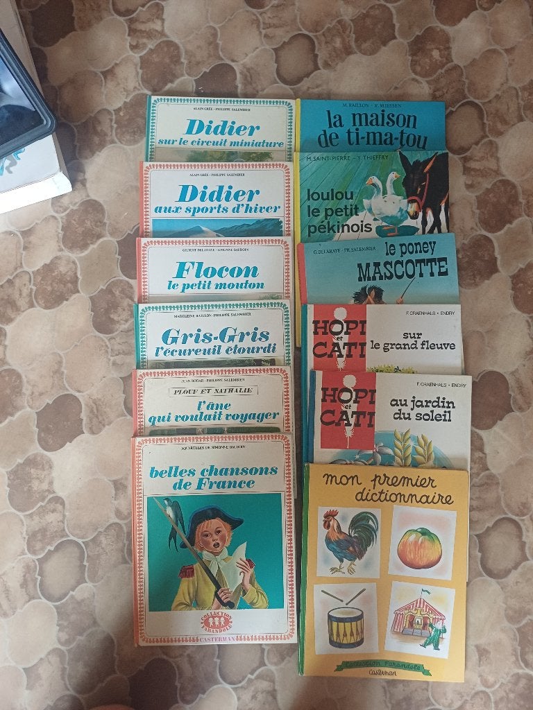 Lot de livres anciens Casterman, Enlèvement ou Envoi