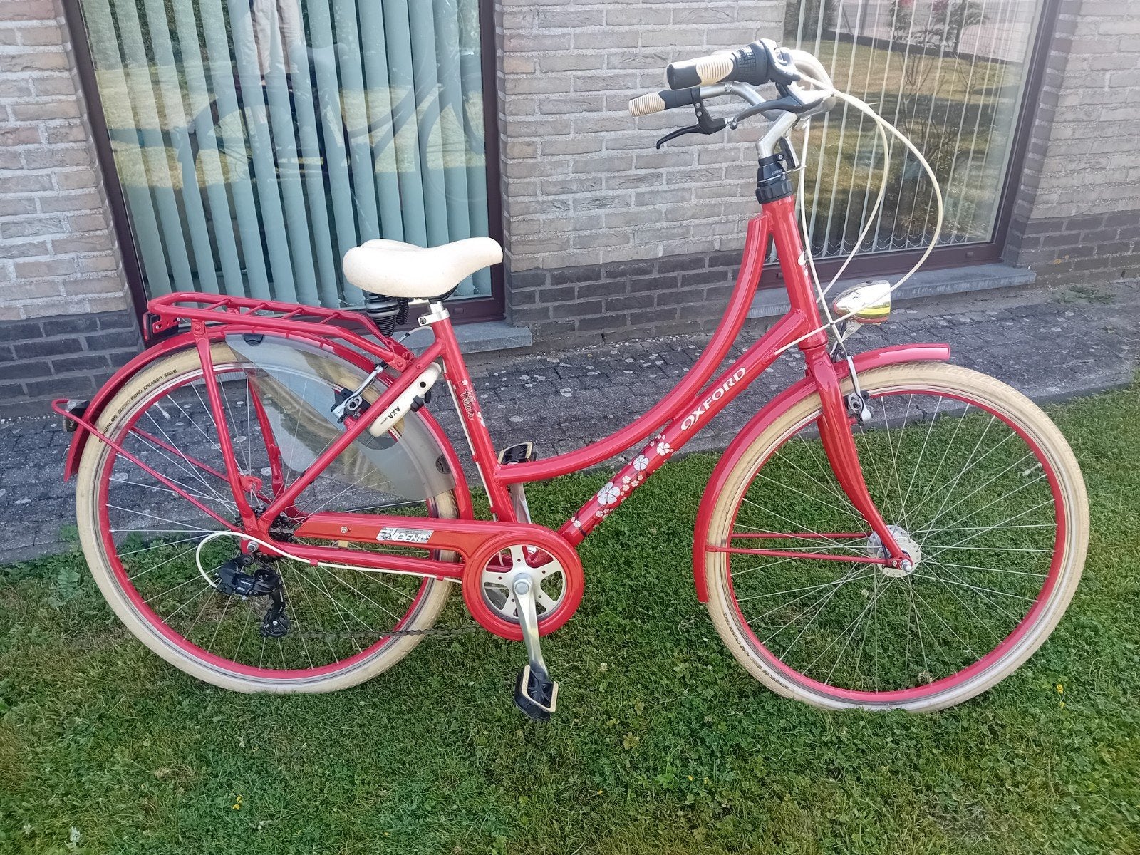 Meisjesfiets Oxford Fleur 28inch 7v maat50 NIEUWPRIJS 750€🚴, Velgrem, 47 tot 50 cm, Versnellingen, Zo goed als nieuw
