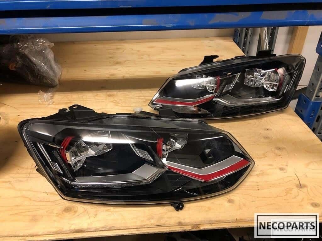 Vw polo 6c gti led vol led koplamp origineel links en rechts, Auto-onderdelen, Gebruikt, -, Volkswagen, -