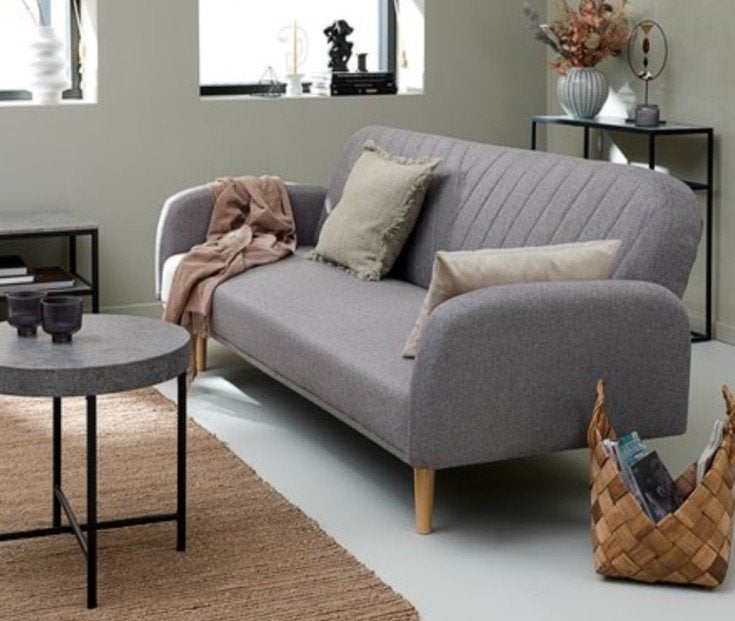 2x bedbank PARADIS Jysk, Maison & Meubles, Enlèvement, Utilisé, Bois